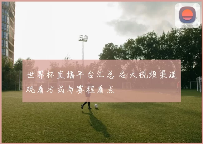 世界杯直播平台汇总 各大视频渠道观看方式与赛程看点